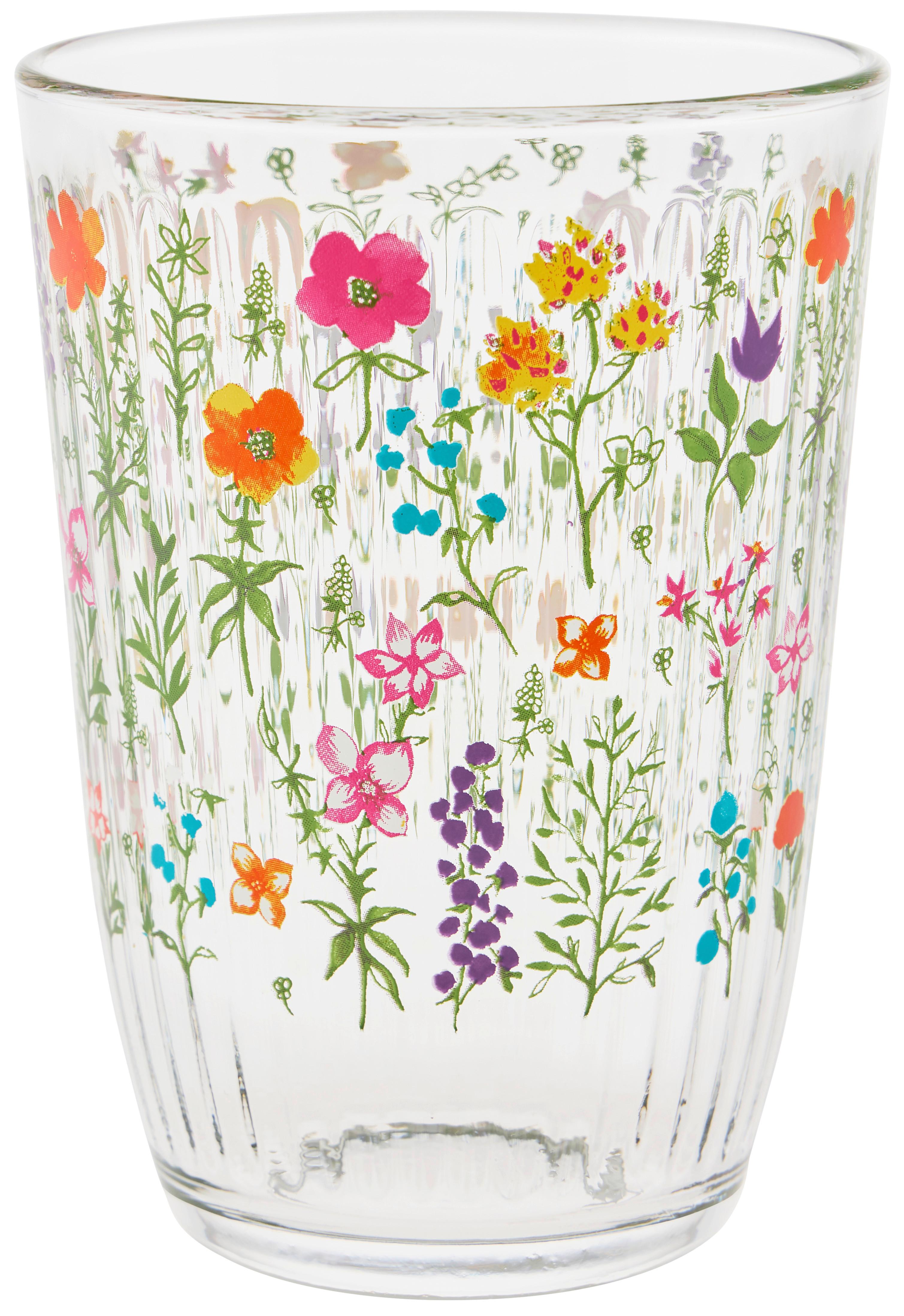 Trinkglas Linessa - Multicolor, MODERN, Glas (8,5/12cm) - Luca Bessoni