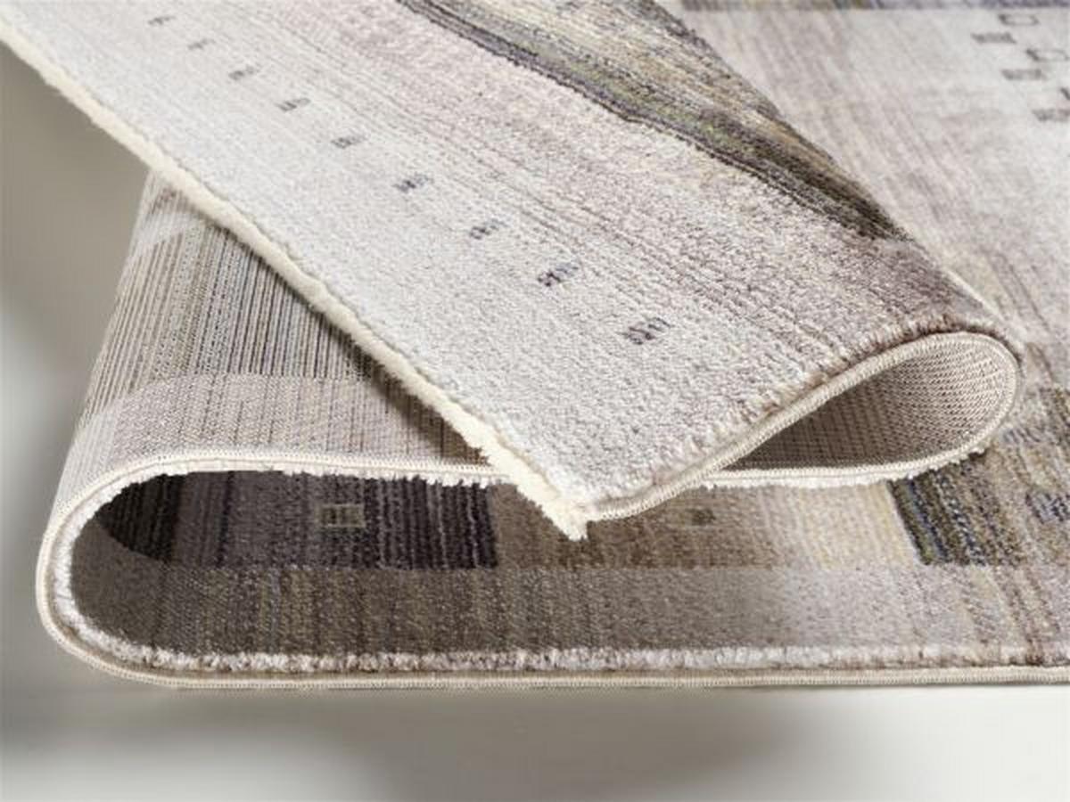 Webteppich Oculus Beige 90x190 cm - Beige, Basics, Textil (90/190cm) - Novel