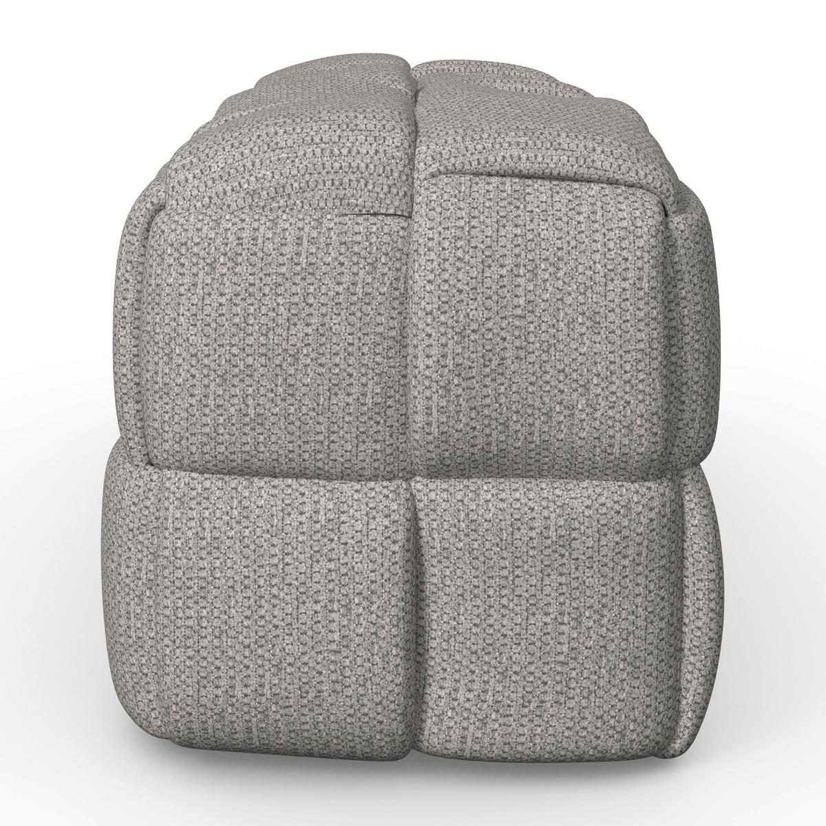 Moderná lavica ELLA sivá, buklé - čierna/sivá, Modern, drevo/textil (110/45/45cm) - Bessagi Home