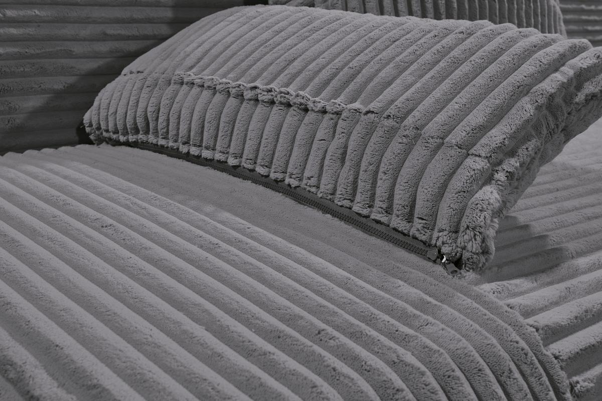 Schlafsofa Sally Anthrazit B: 211 Cm - Anthrazit/Schwarz, KONVENTIONELL, Textil (211/96/105cm) - MID.YOU