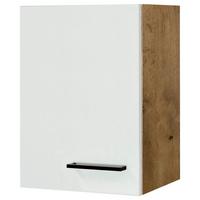 Kuchyňská horní skříňka AVILA AVILA H 40 - barvy dubu/černá, Konvenční, kov/kompozitní dřevo (40/54,8/32cm) - FlexWell