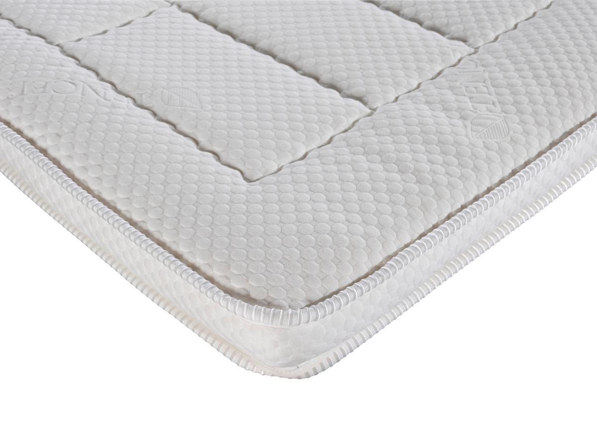 Topper Micro Pocket 100x200 Cm Schaumstoff-/viscoschaumkern - Weiß, Basics, Textil (100/200cm) - Livetastic