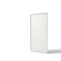 Lamellenteil 93x235 Cm Pl-P-H-93-Wss - Weiß, Basics, Metall (6/235/93cm)