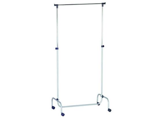 Ruhaállvány Charly - Króm/Alu, modern, Műanyag/Fém (80/110-170/45cm) Ruhaállvány Charly - Króm/Alu, modern, Műanyag/Fém (80/110-170/45cm)