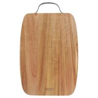 Kuchyňské prkénko Profi Line, 37/23cm - barvy akácie, Konvenční, kov/dřevo (37/23/3cm) - Gourmesto