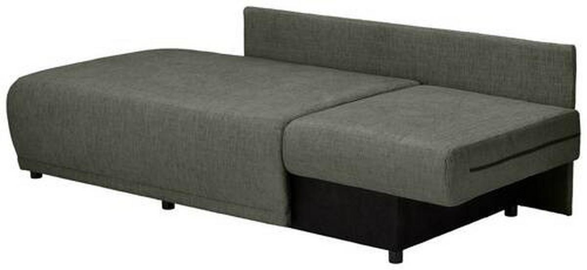 Chaiselongue Nello - Dunkelgrün/Schwarz, KONVENTIONELL, Textil (171/73/93cm) - MID.YOU