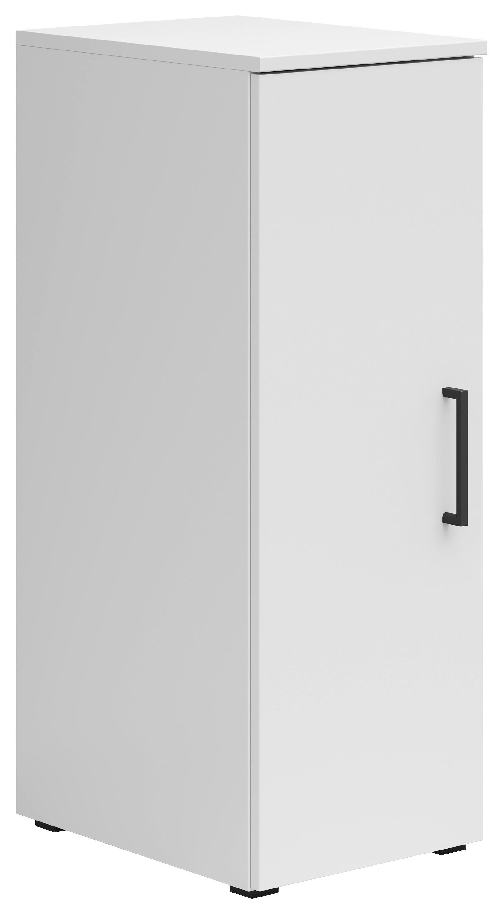 Skrinka MULTISTAURAUM š: 30cm - čierna/biela, Modern, kompozitné drevo/plast (30/83/40cm)