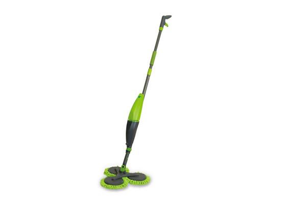 Bodenwischer Livington 3 Magic Mop - Grau/Grün, KONVENTIONELL, Kunststoff/Textil (31/135-180cm) - Mediashop Bodenwischer Livington 3 Magic Mop - Grau/Grün, KONVENTIONELL, Kunststoff/Textil (31/135-180cm) - Mediashop