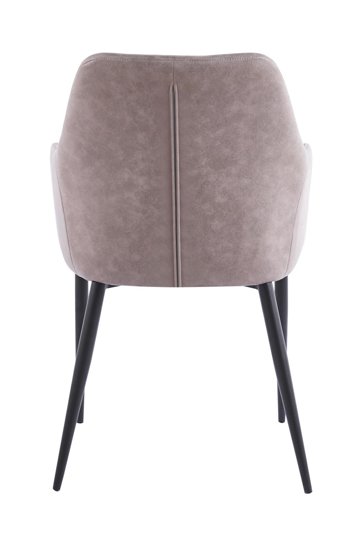 SADA STOLIČIEK S PODRÚČKAMI MERIT - čierna/sivá, Modern, kov/textil (55/88/64cm) - MID.YOU