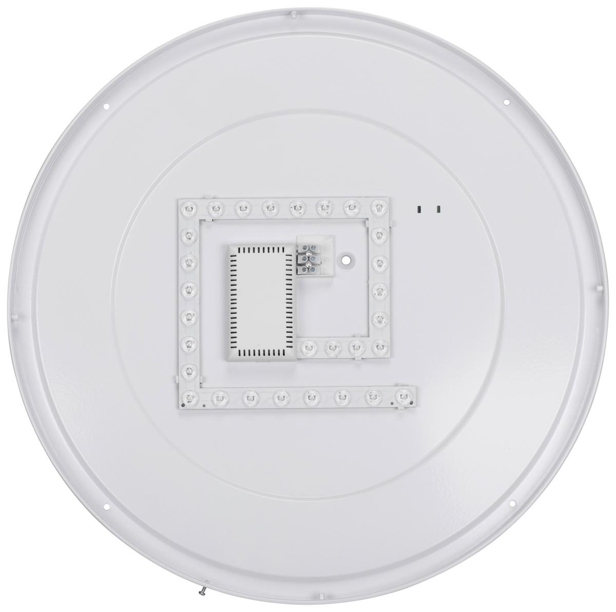 LED-Deckenleuchte Semra - Weiß, KONVENTIONELL, Kunststoff/Metall (48cm) - Luca Bessoni