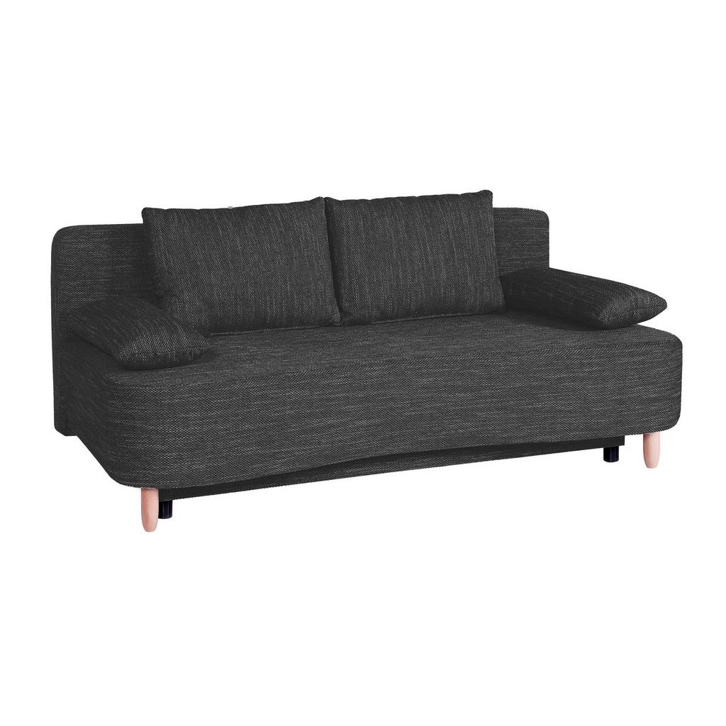 2-sitzer-sofa Lara Magma Mit Schlaffunktion & Bettkasten