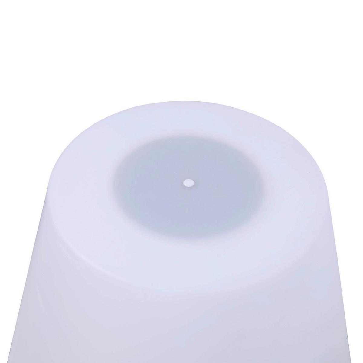 Außenstehleuchte Stella – Outdoor-Bodenleuchte - Beige/Weiß, MODERN, Textil/Metall (35/150/35cm)