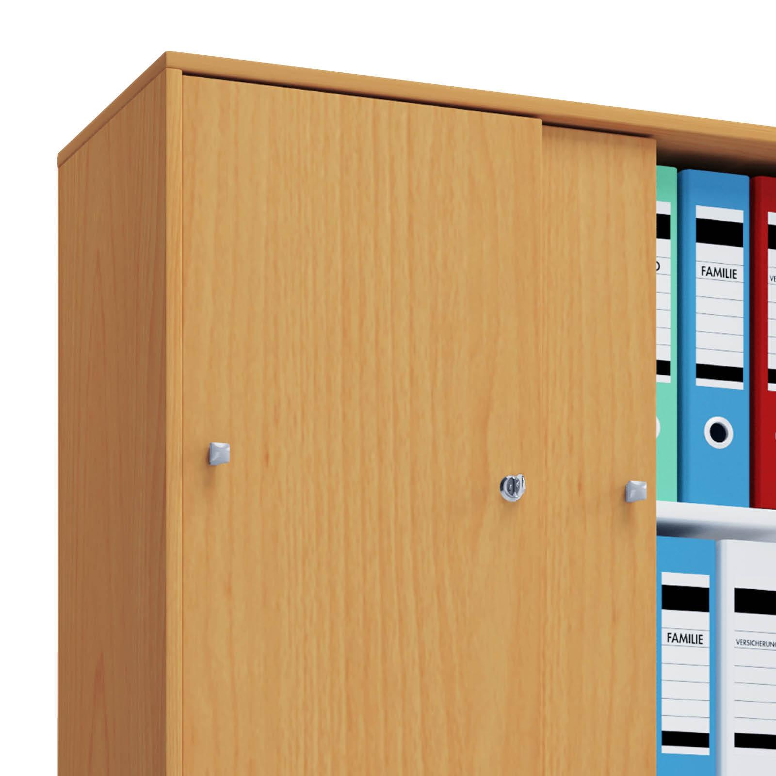 Aktenschrank Versperrbar Lona Xl Buche Dekor B: 70 Cm - Buchefarben, Basics, Holzwerkstoff (70/183/37cm) - MID.YOU