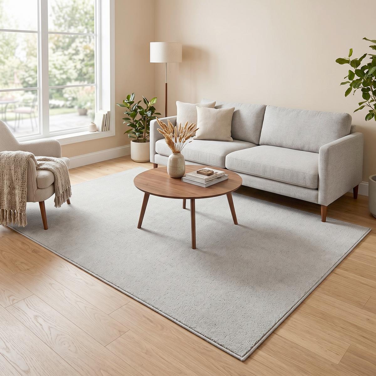 TKANÝ KOBEREC Susi 1, 150/220cm, šedá - šedá, Konvenční, textil (150/220cm) - Mömax
