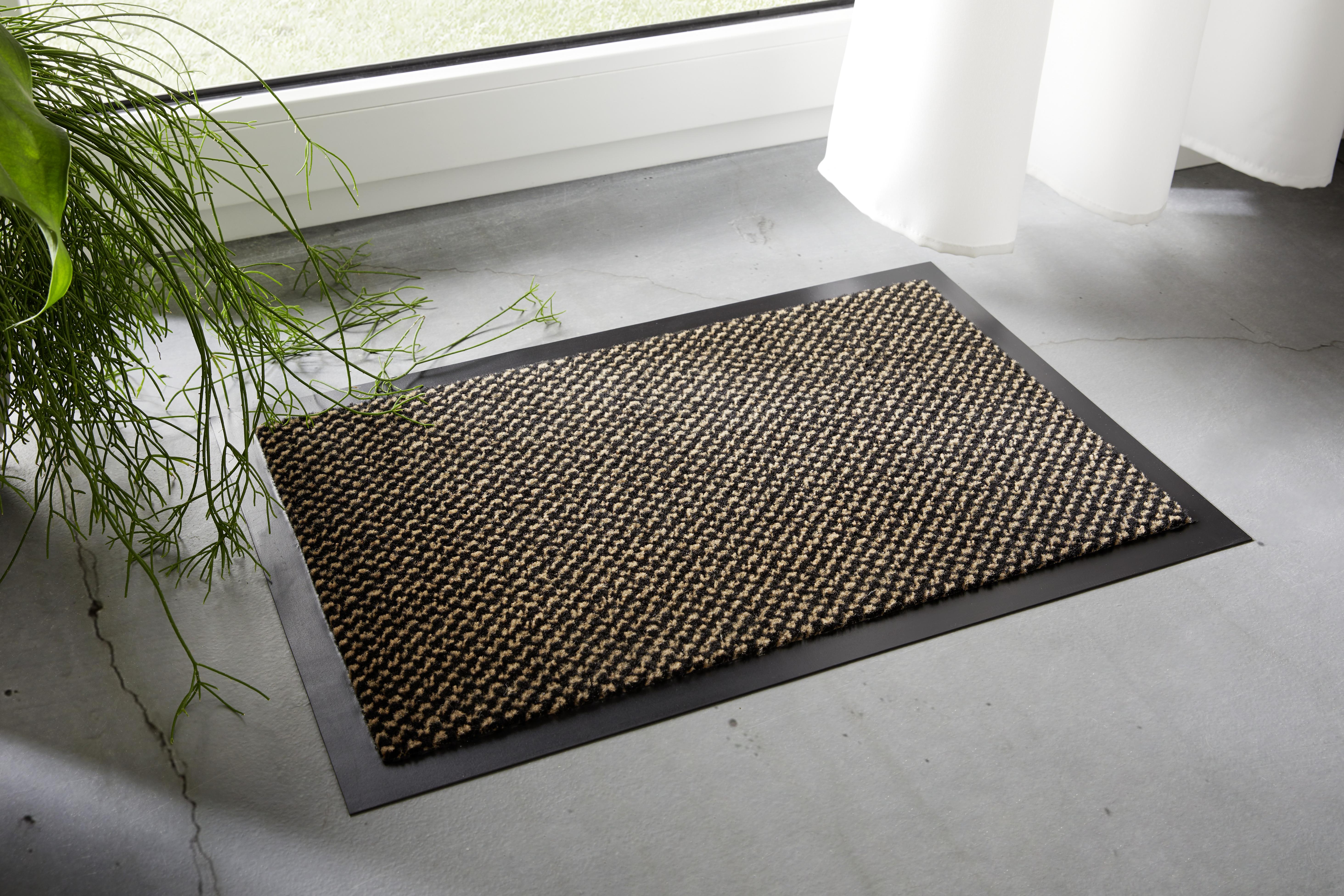 Dveřní Rohožka Hamptons 1, 40/60cm - černá/béžová, Konvenční, textil (40/60cm) - Modern Living
