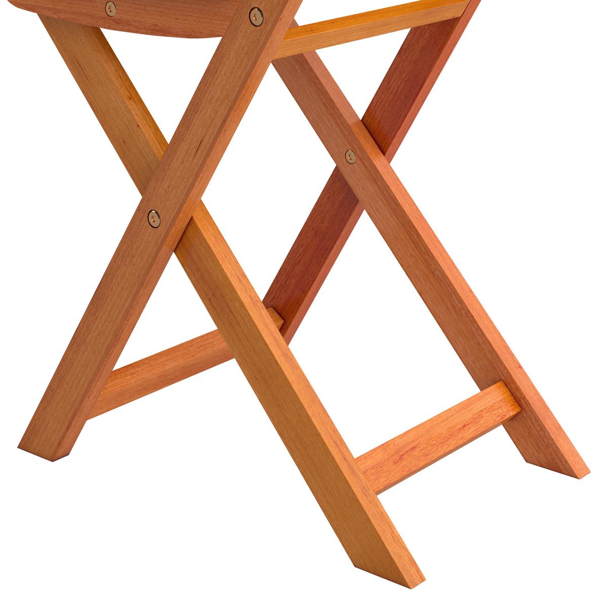 Balkonmöbel Set Simone Holz - Naturfarben, MODERN, Holz - James Wood