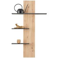 Wandboard Jake Anthrazit/Eiche Dekor B: 76 cm - Anthrazit/Eiche Artisan, Trend, Holzwerkstoff (76/127,5/18,6cm)