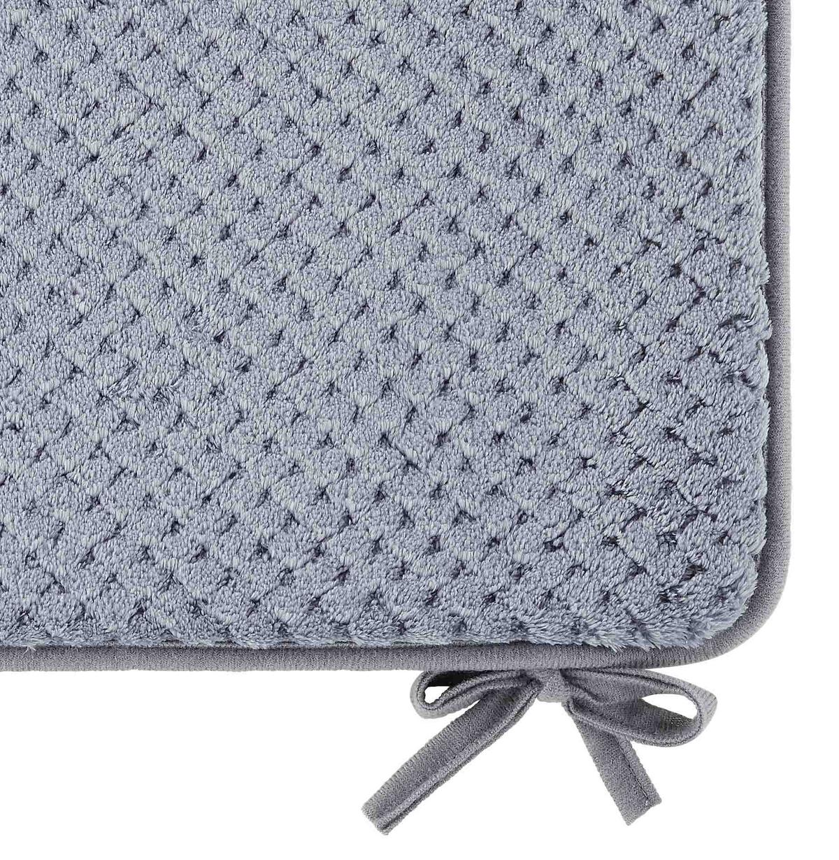 Sitzkissen Anita Anthrazit 40x40 cm Polyester - Anthrazit, MODERN, Textil (40/40/1,2cm) - Luca Bessoni