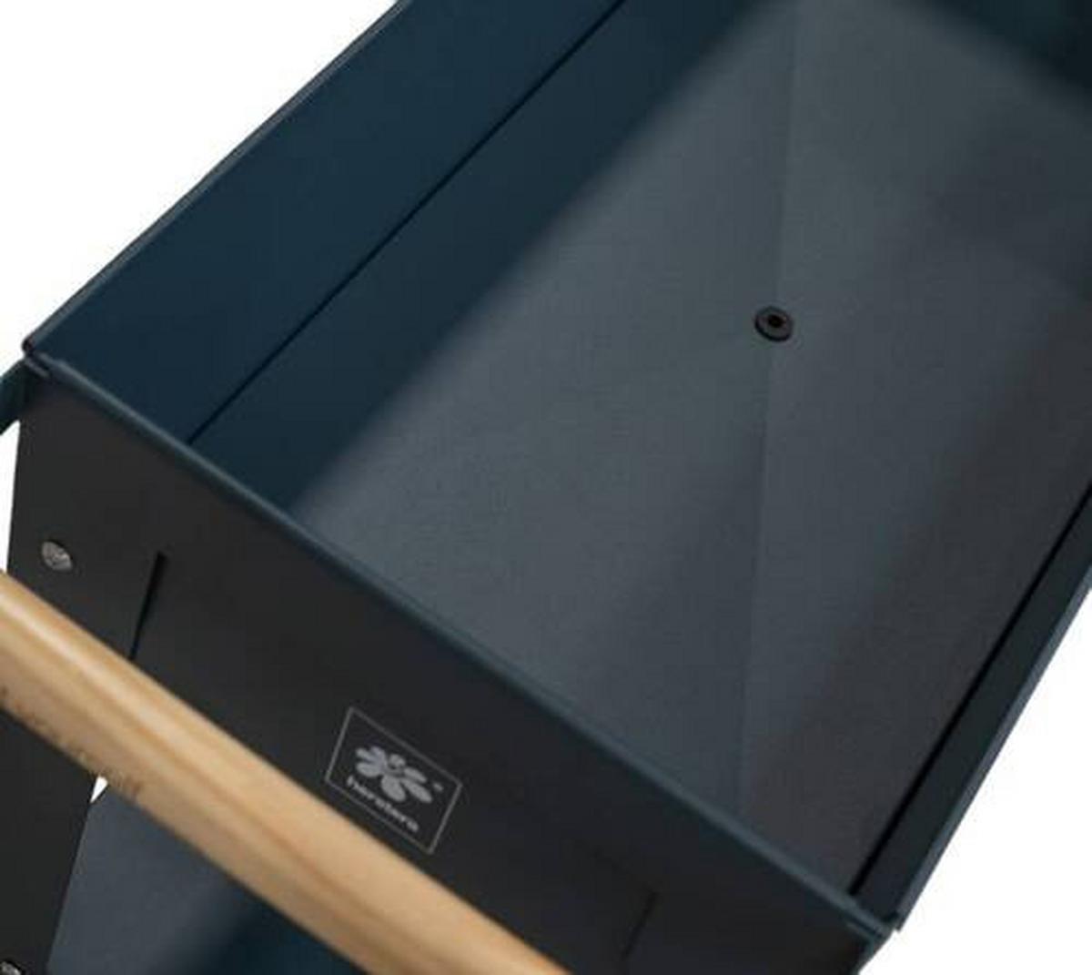 Hochbeet Kräuterfabrik Urban - Anthrazit, Basics, Metall (35/80/75cm)