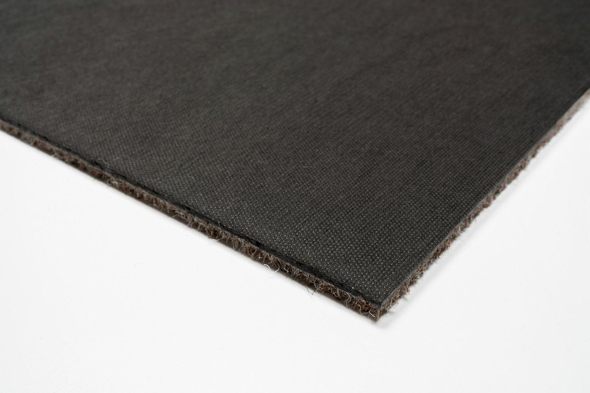 Teppichfliese Beige Solid Rib 50x50 cm Florhöhe 2,5 mm - Hellbraun, Basics, Textil (50/50cm)