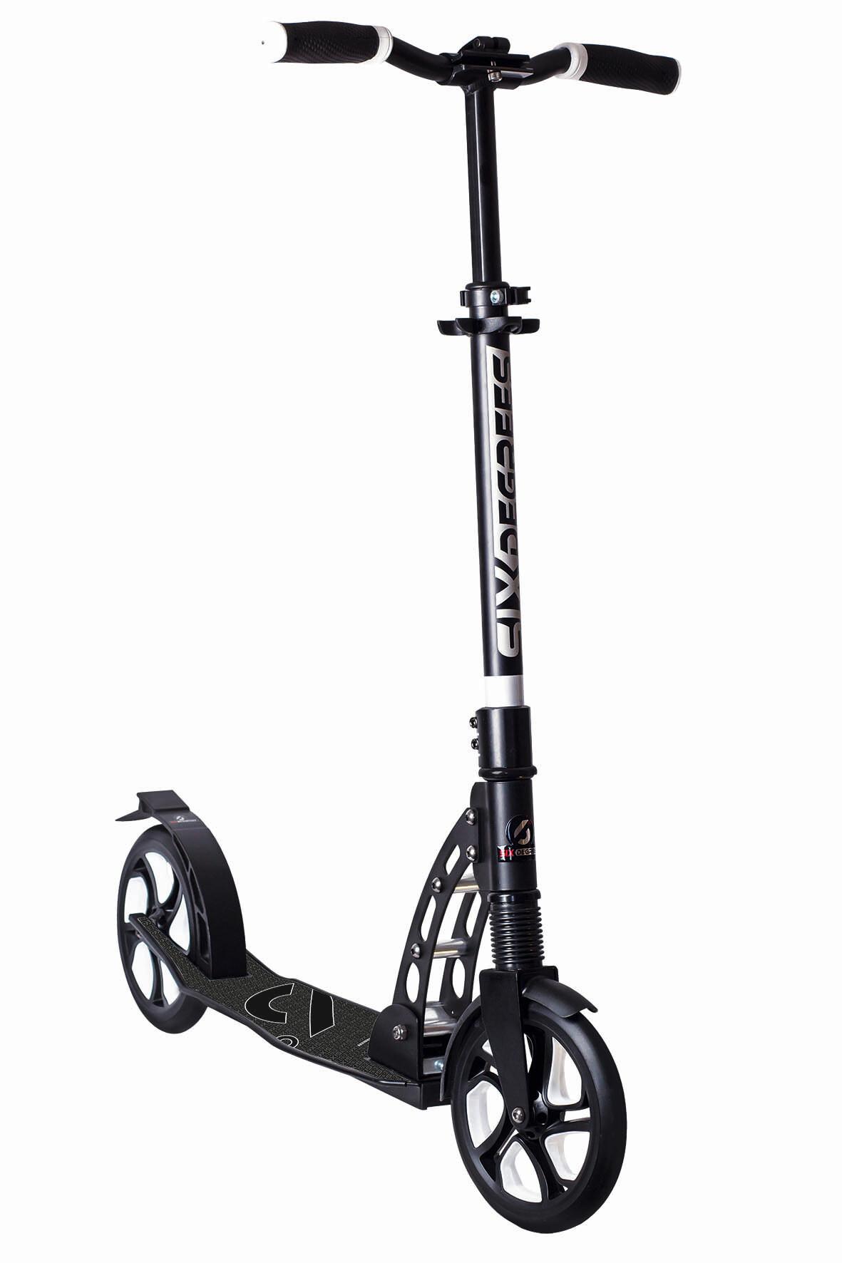 Scooter Sd Suspension Schwarz Ø 205 Mm, Klappbar - Schwarz, Basics, Metall (45/107/91cm)