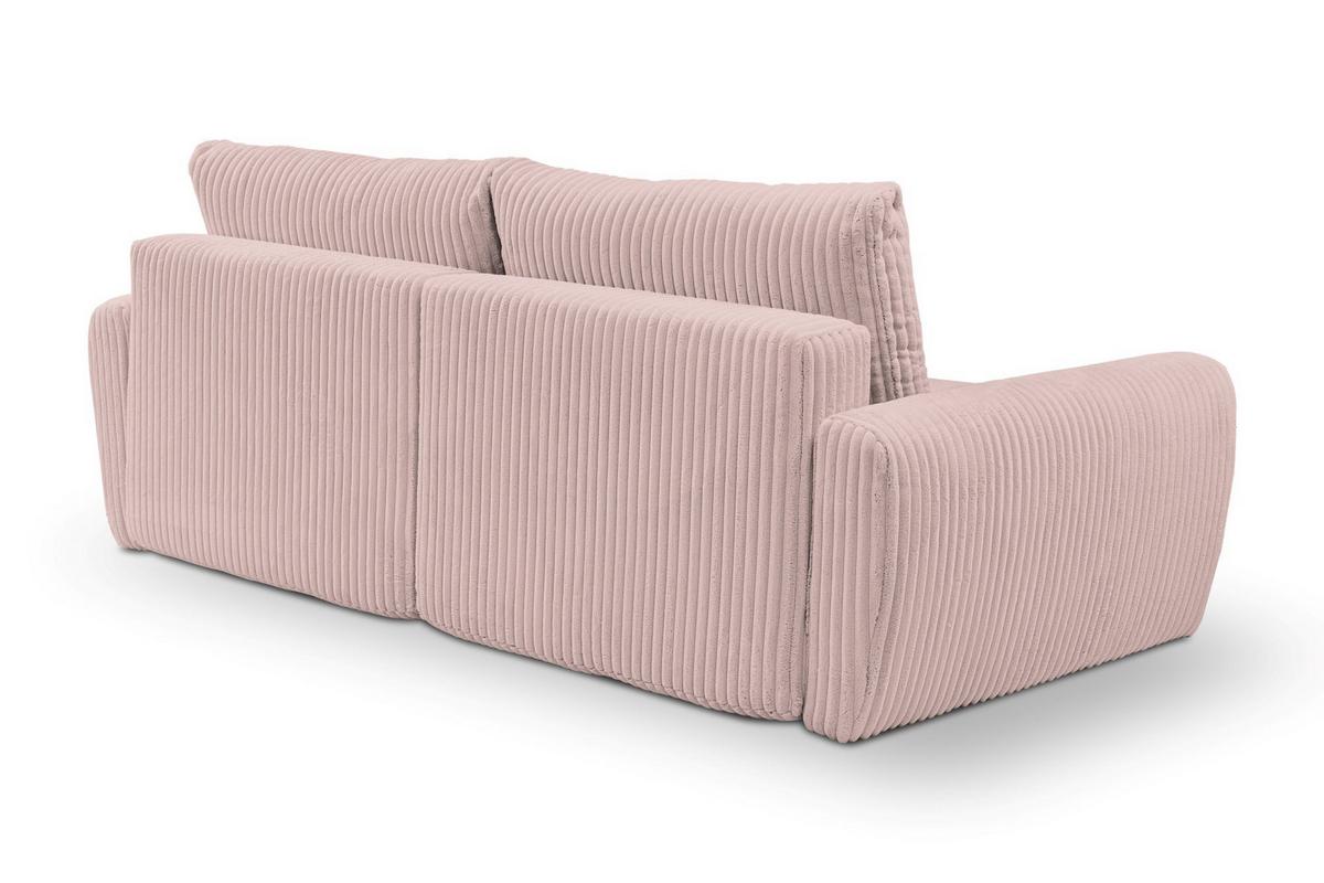 Canapea Extensibila Mevi Rosa B: 240 Cm - Rosa, MODERN (240/72-90/120cm) - Premium Living