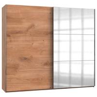 Schwebetürenschrank B: 250 cm Level, Eichefarben - Eichefarben, MODERN, Holzwerkstoff (250/216/65cm) - MID.YOU