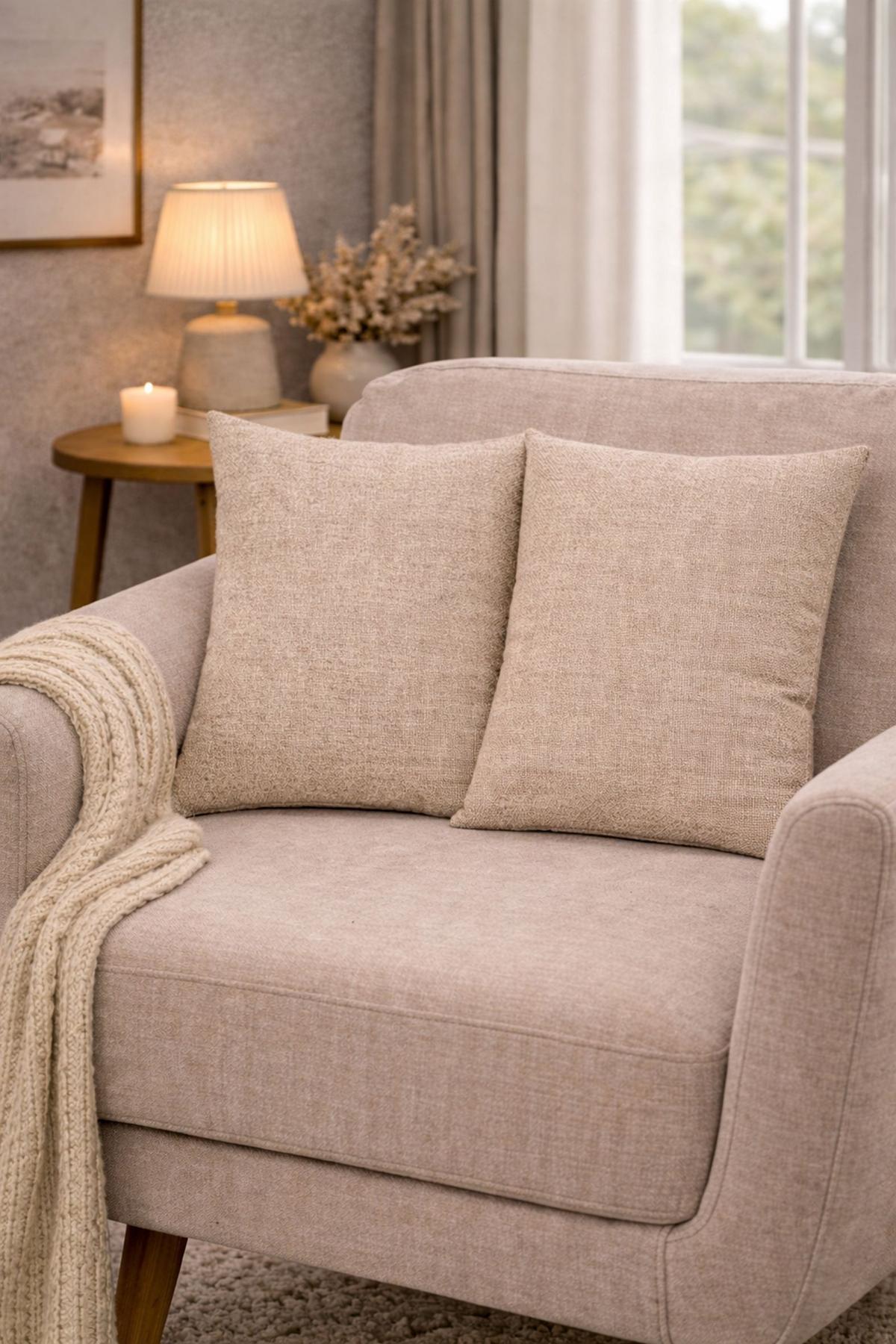 ZIERKISSEN Beige 40x40 cm - Beige, Basics, Textil (40/40cm)