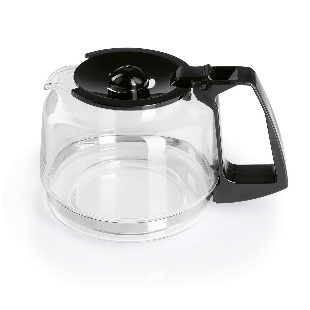 FILTERKAFFEEMASCHINE 750W, 5 Tassen - Schwarz, Basics, Glas/Kunststoff (20/23,5/15,5cm)