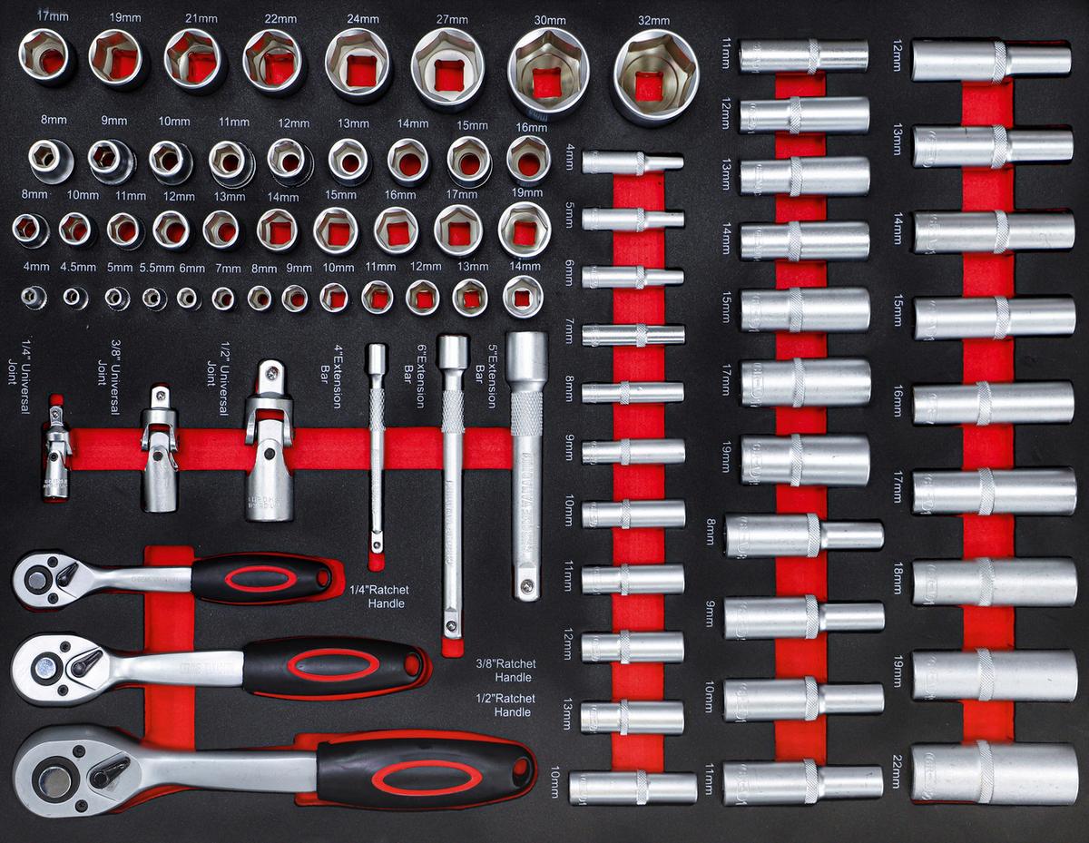 Werkstattwagen Schwarz/rot B: 79,51 Cm - Rot/Schwarz, Basics (79,51/96,97/45,5cm)