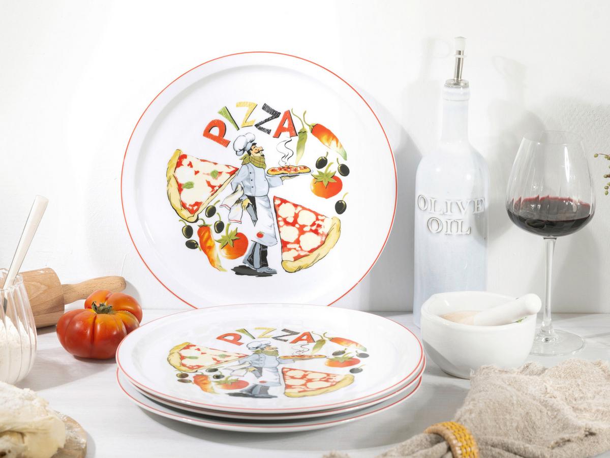 Pizzateller Milano Luigi Keramik, Multicolor - Multicolor, Basics, Keramik (30cm) - Creatable