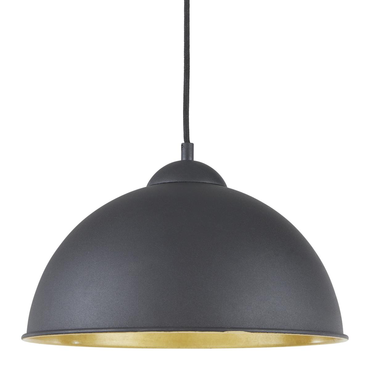 Závěsné svítidlo Jimmy 30/105 cm, 60 Watt - černá/barvy zlata, Lifestyle, kov (30/105cm) - Mömax