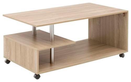 Konferenční stůl sonoma dub - Sonoma dub, Moderní, kompozitní dřevo/plast (105/60/48,5cm) - MID.YOU