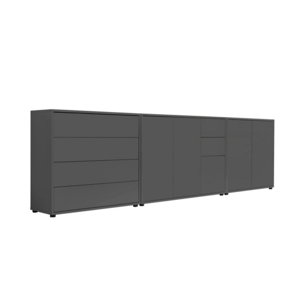 Sideboard Mailand Anthrazit B: 263,5cm