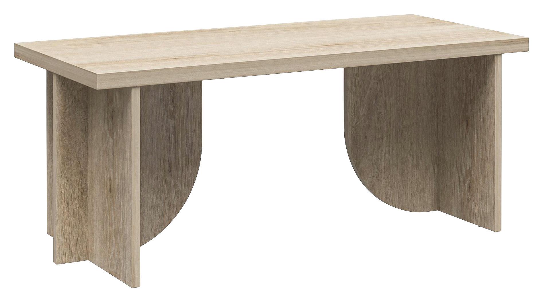 Couchtisch Voler Eichefarben 43 Cm - Eichefarben, Design, Holzwerkstoff (106/43/48cm) - MID.YOU