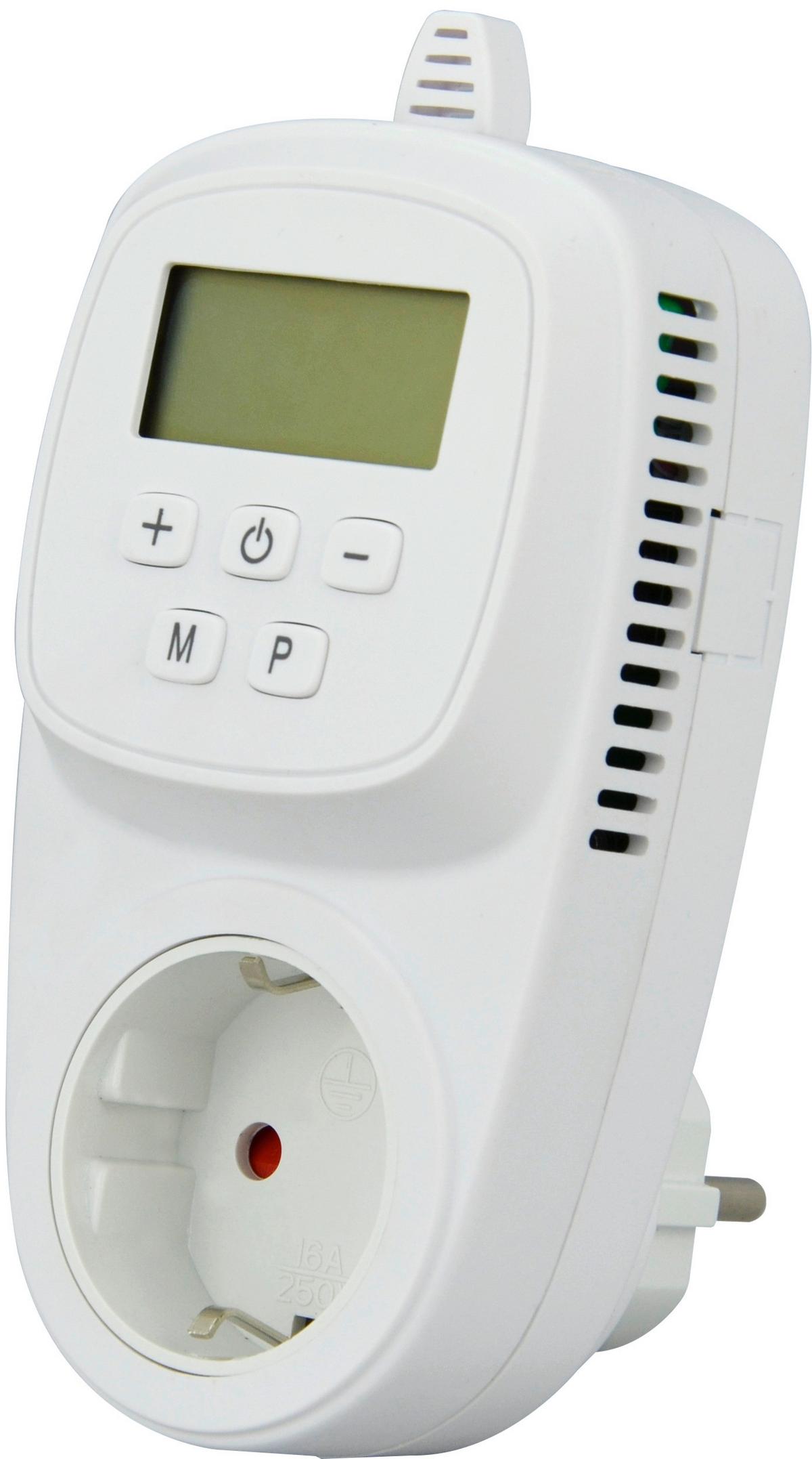 Thermostat für Heizkörper mit Frostschutzfunkion - Weiß, Basics, Kunststoff (14cm)