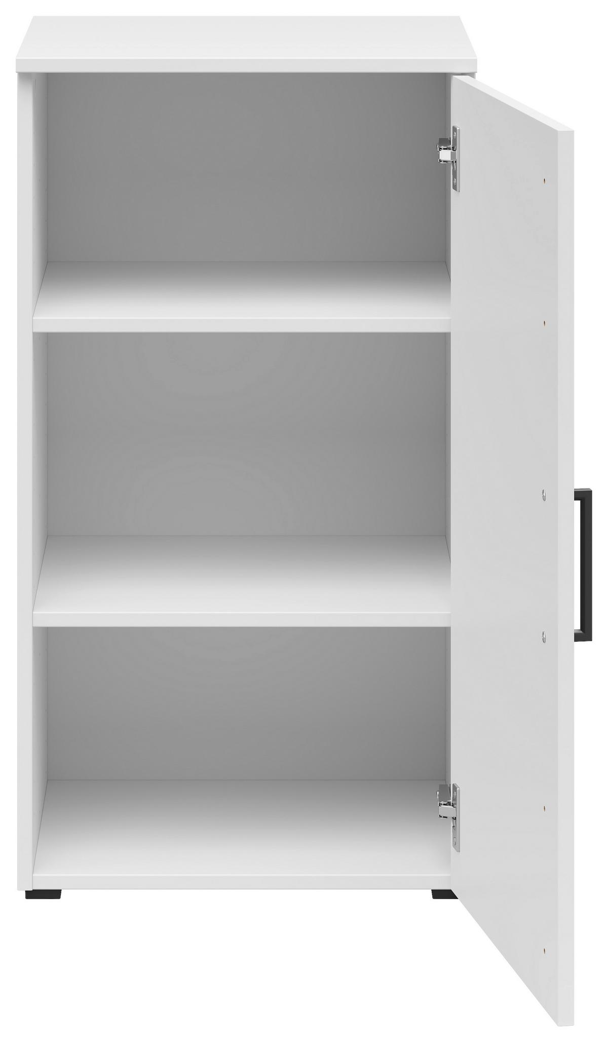 Komoda MULTISTAURAUM š: 45 cm - čierna/biela, Modern, kompozitné drevo/plast (45/83/40cm)