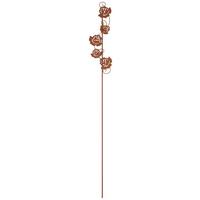Gartenstecker Dirie Rostfarben D/h: Ca. 14/115 Cm - Rostfarben, Basics, Metall (14/115cm) - Luca Bessoni