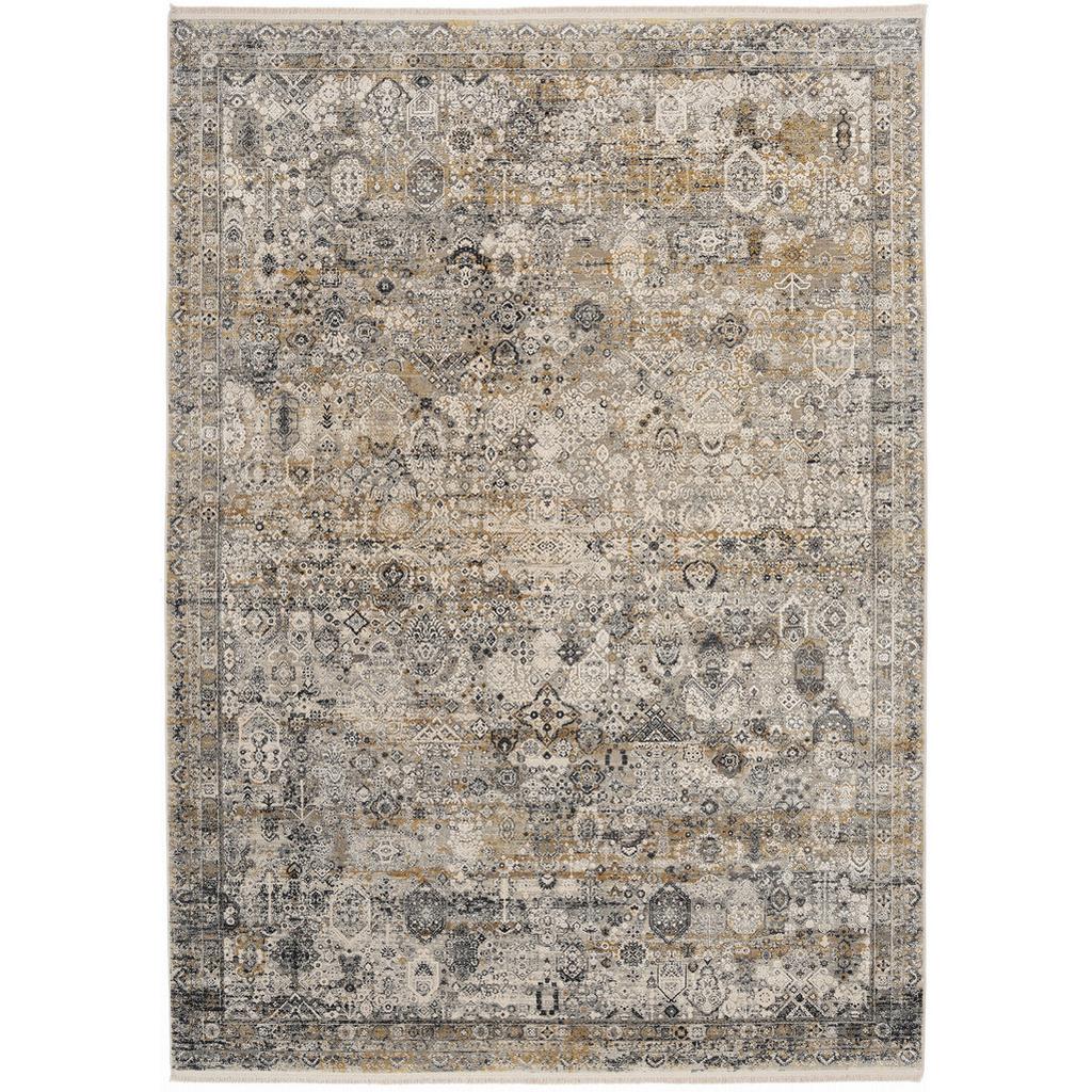 Webteppich Grau/goldfarben Toulon 120x180 Cm