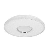 Led-deckenleuchte Bubbles - Chromfarben/Transparent, KONVENTIONELL, Kunststoff/Metall (38/38/7cm)