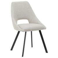 ŽIDLE ALISA - černá/béžová, Moderní, kov/textil (50/57/83cm) - Mömax