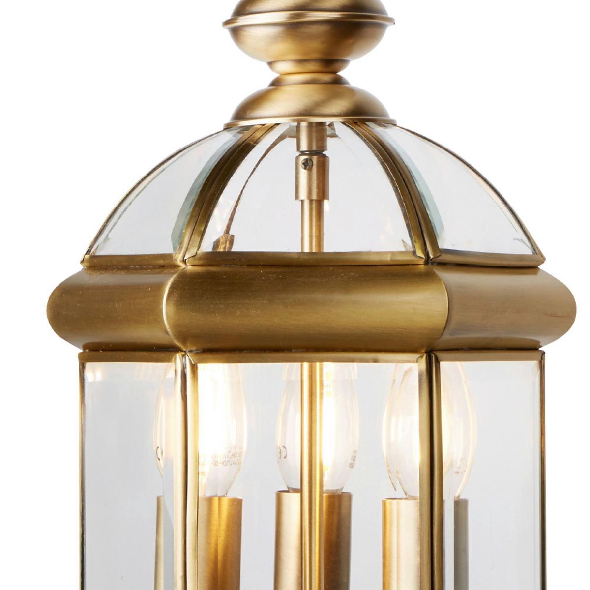 Hängeleuchte Bevelled 7133ab - KONVENTIONELL, Glas/Metall (22/37cm)