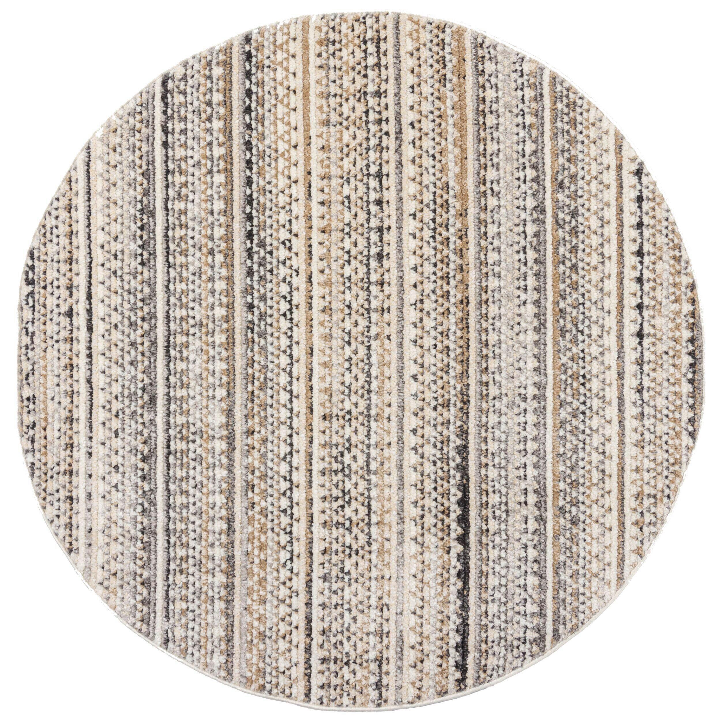 Flachwebteppich Camino Natural 160x160 - Beige, Basics, Textil (160cm)