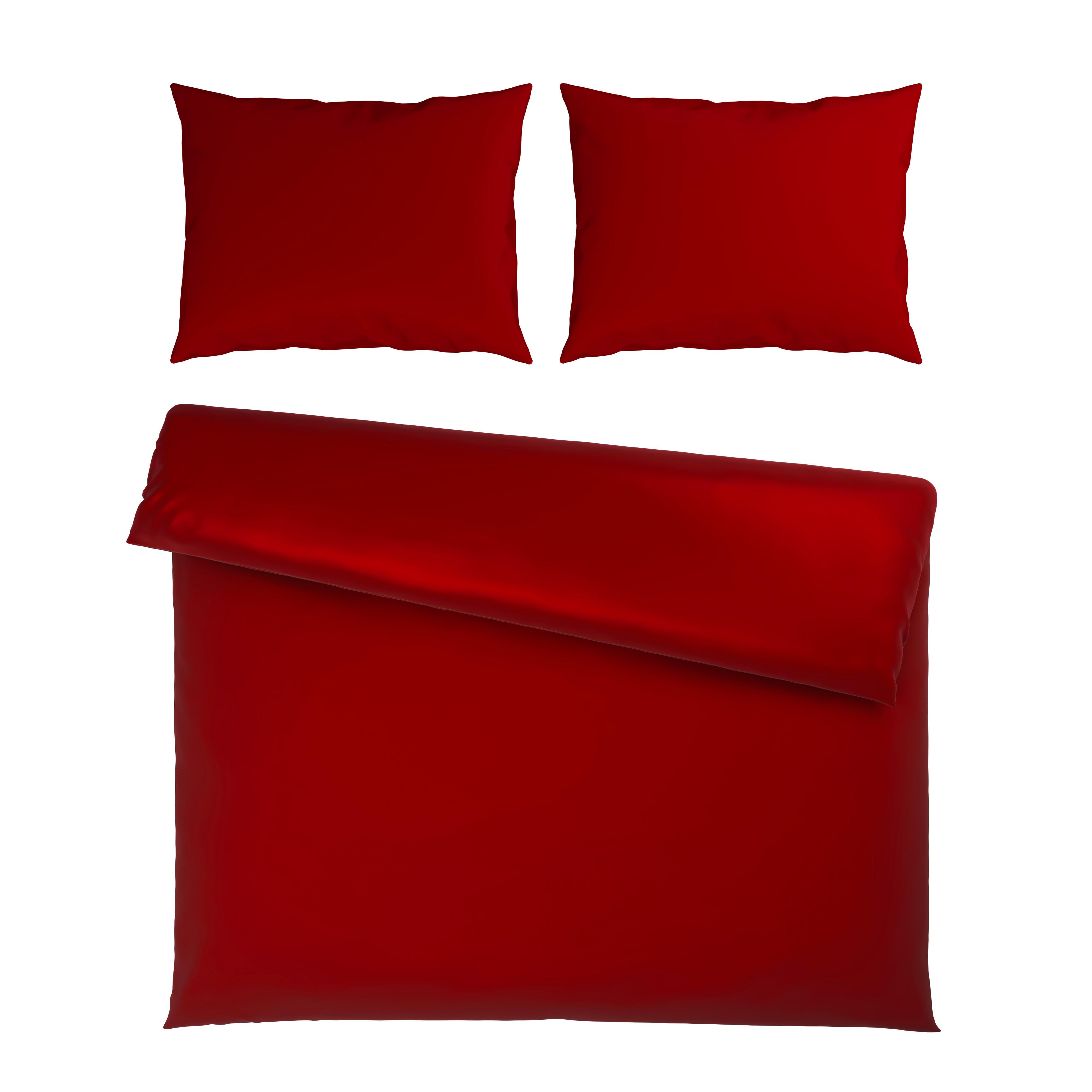 POSTEĽNÁ BIELIZEŇ XENIA UNI XXL - červená, Modern, textil (200/220cm) - Premium Living