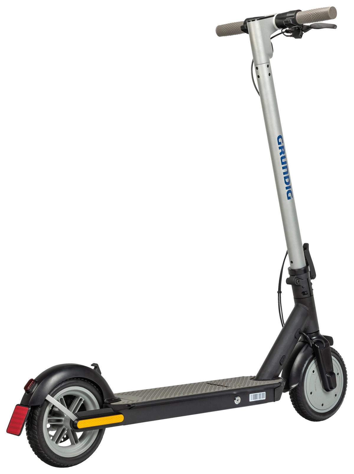 E-scooter Klappbar Inkl. Digitaler Tachoanzeige - Schwarz/Grau, Basics, Kunststoff/Metall (116/43/114,5cm) - Grundig