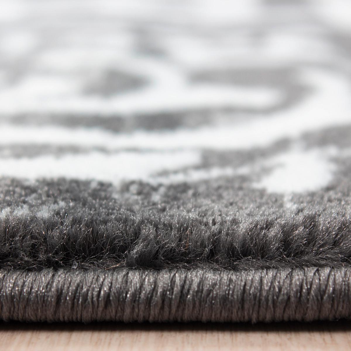 Flachwebteppich Miami - Grau, Design, Textil (240/340cm) - Novel