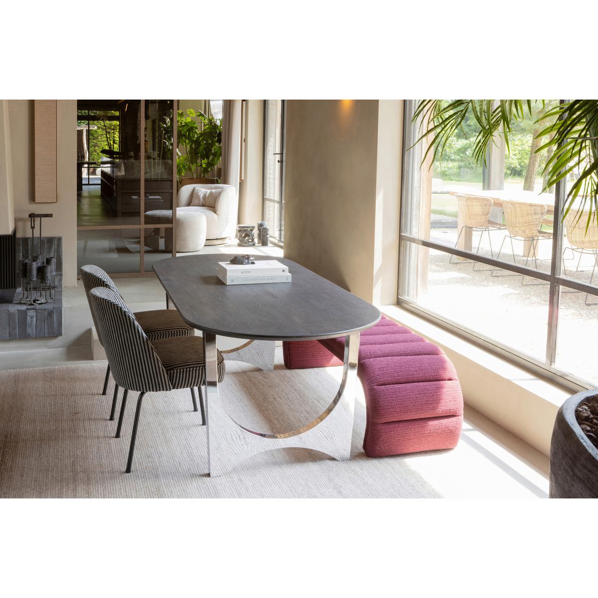 TISCHGESTELL Tablo Chromfarben B: 79cm - Chromfarben, MODERN, Metall (79/72/10cm) - Livetastic
