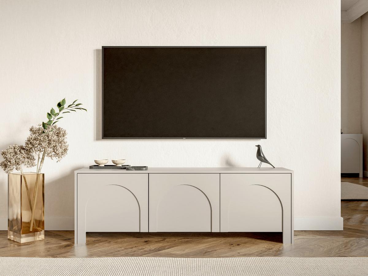 TV-Element Arco Kaschmir B: 150cm - Kaschmir, Design, Holzwerkstoff (150/49/35cm) - MID.YOU