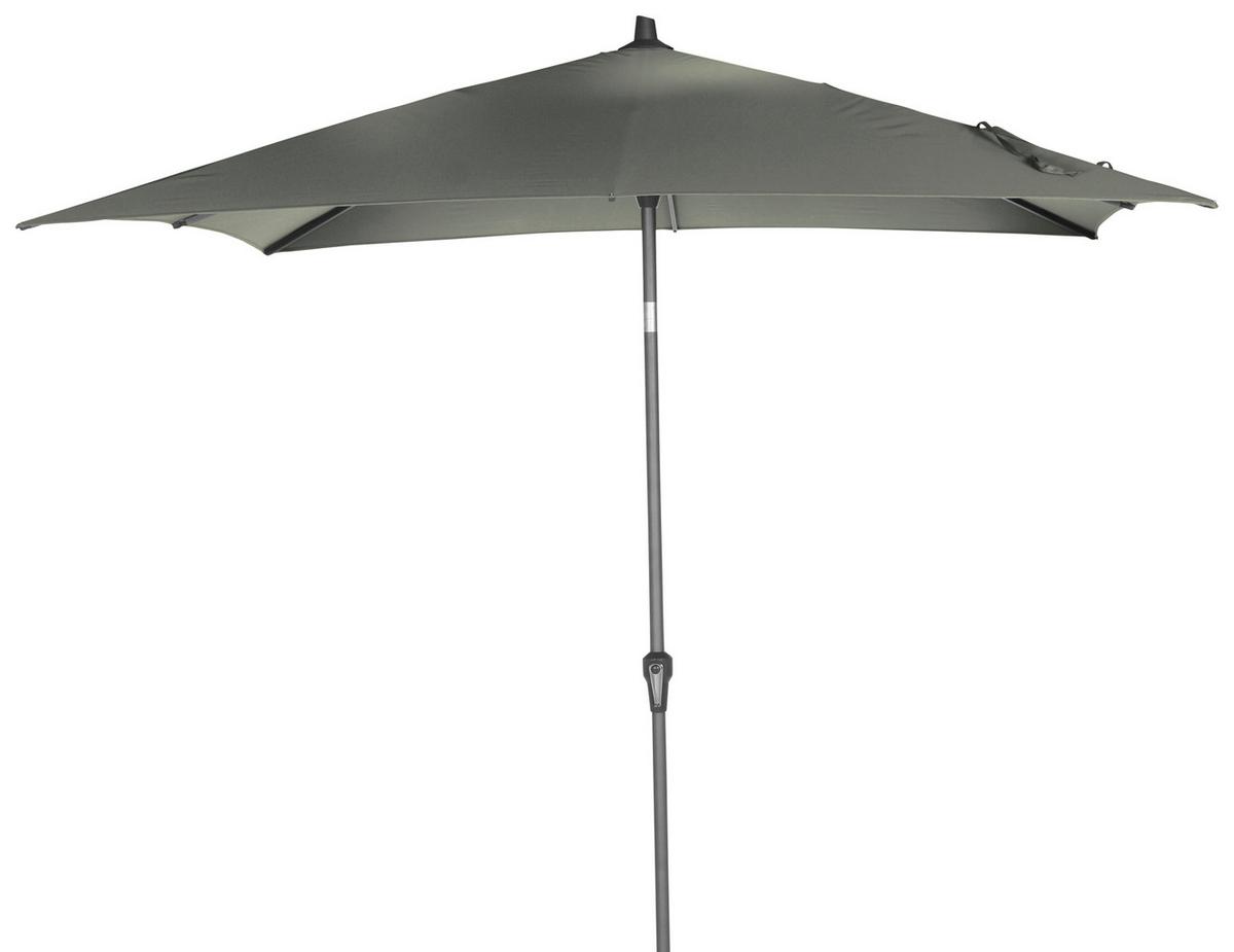 Sonnenschirm Bxhxt: 250x258x250 Cm Anthrazit/olivgrün - Anthrazit/Olivgrün, KONVENTIONELL, Textil/Metall (250/250cm) - Siena Garden