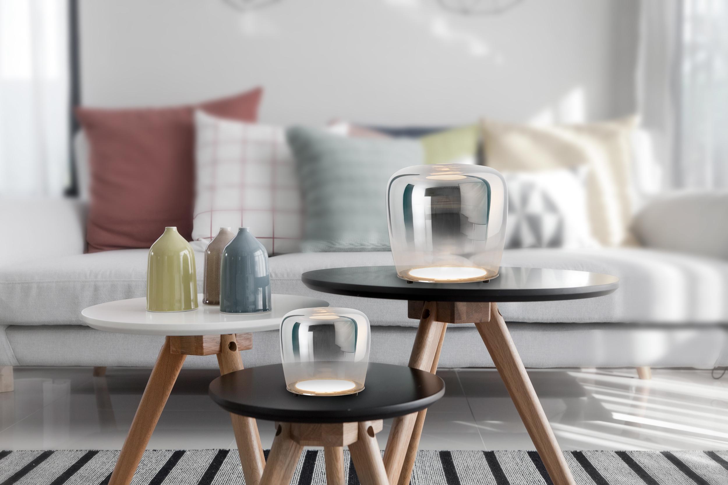 Trendige LED-Tischleuchte SMOKY